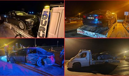 Isparta'da kavşakta meydana gelen kazada 4 kişi yaralandı!