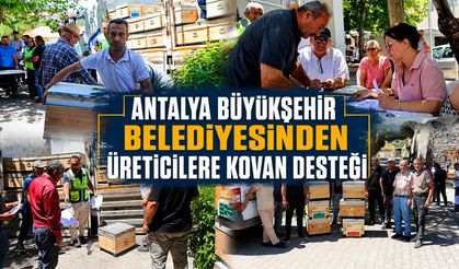 Antalya Büyükşehir Belediyesinden üreticilere kovan desteği!