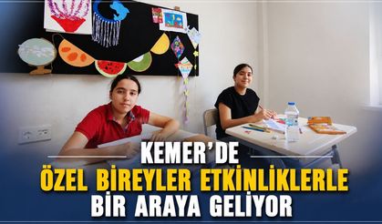 Kemer’de özel bireyler etkinliklerle bir araya geliyor