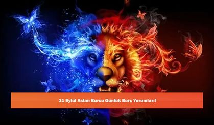 11 Eylül Aslan Burcu Günlük Burç Yorumları!