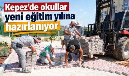 Kepez’de okullar yeni eğitim yılına hazırlanıyor