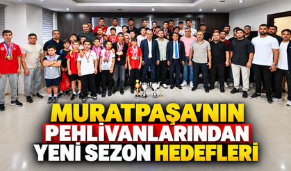 Muratpaşa'nın pehlivanlarından yeni sezon hedefleri