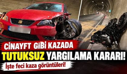 Cinayet gibi kazada tutuksuz yargılama kararı: İşte feci kaza görüntüleri!