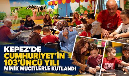 Kepez’de Cumhuriyet’in 103’üncü yılı minik mucitlerle kutlandı