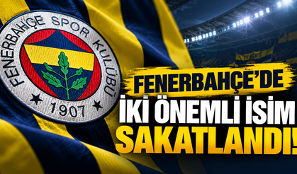 Fenerbahçe'de iki önemli isim sakatlandı!