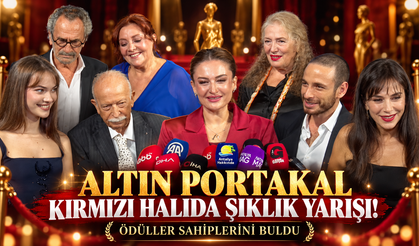 Altın Portakal kırmızı halıda şıklık yarışı! Ödüller sahiplerini buldu