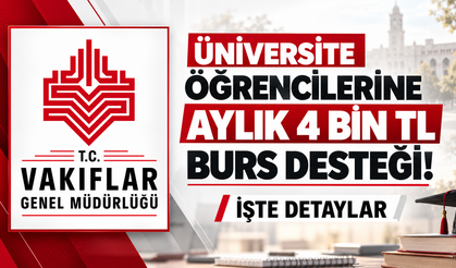 Üniversite öğrencilerine aylık 4 bin TL burs desteği! İşte detaylar