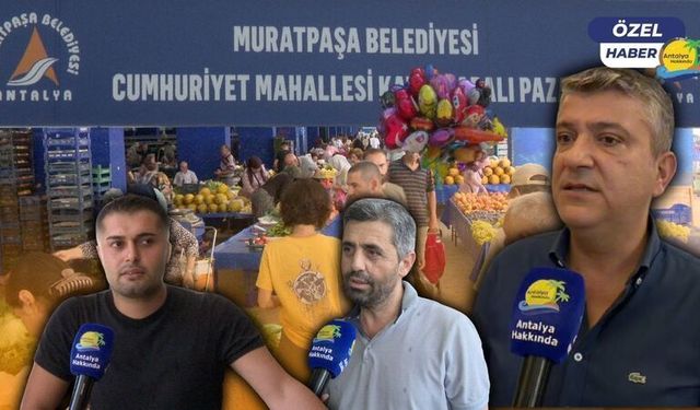 Antalya'da pazar esnafı isyan etti! Seyyar satıcı ve işporta derdi bitmek bilmiyor!