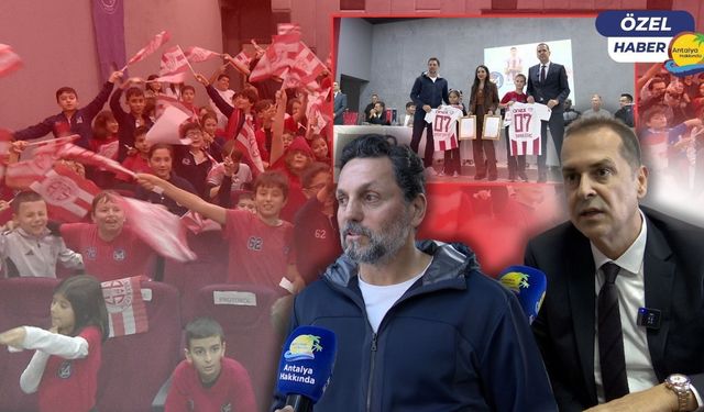 Antalyaspor’dan okullara kırmızı-beyaz dokunuş!