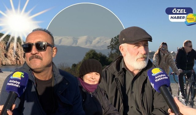 Türkiye'de kar, Antalya sahillerinde yaz havası