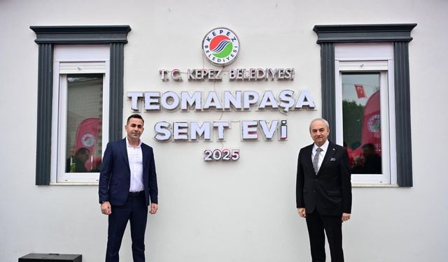 Kepez'de Semt Evi hizmete açıldı