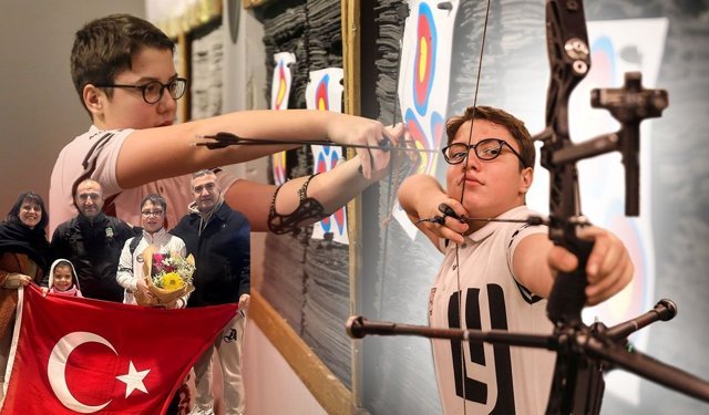 Antalyalı okçudan büyük başarı! Dünya ikincisi oldu