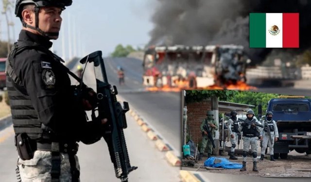 Meksika karıştı! Ünlü Gazeteci oğlu ile mahsur kaldı!