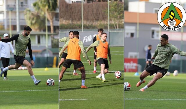 Alanyaspor, Galatasaray maçı hazırlıklarına başladı