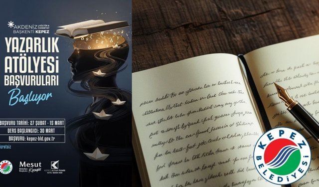 Kepez Belediyesi yazarlık atölyesi başvuruları başladı!