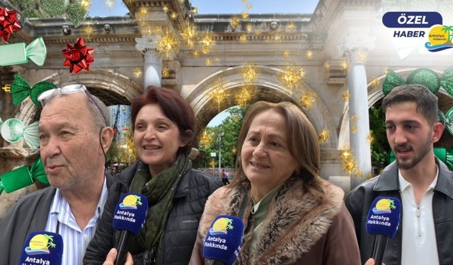 Antalya sokaklarında bayram telaşı!