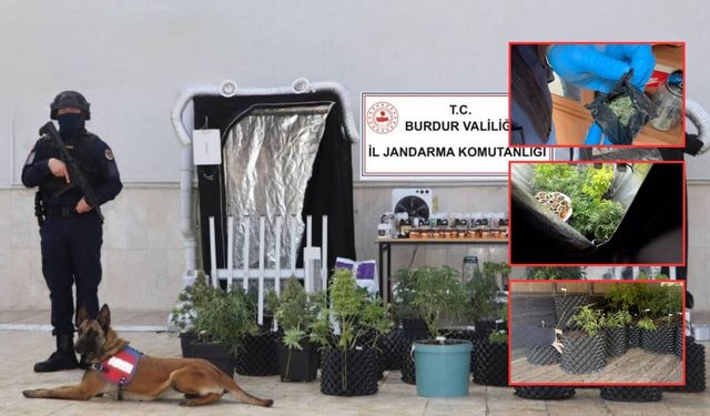 Burdur'da uyuşturucu operasyonu!