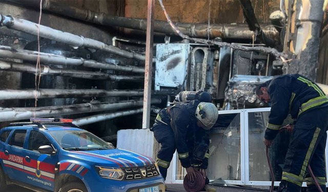 Antalya'da otelde korkutan yangın: Kazan dairesi küle döndü