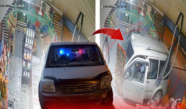 Antalya'da ehliyetsiz sürücü dehşeti: Markete daldı!