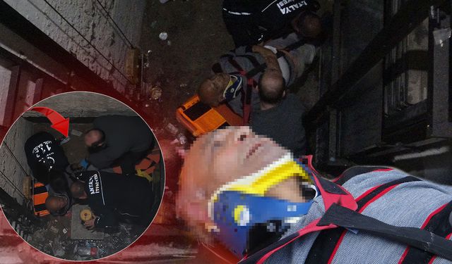 Antalya’da korkutan olay: Asansör boşluğuna düşen yaşlı adam yaralandı