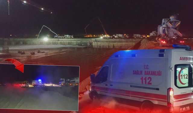 Antalya'da korku dolu anlar: Metrelerce yüksekten düşen işçi ağır yaralandı!