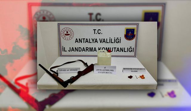 Antalya'da uyuşturucu operasyonu: 2 şüpheli yakalandı