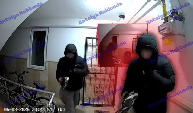 Antalya'da "Seç, beğen, çal" yöntemi kamerada!