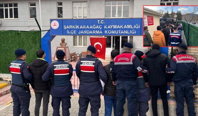 Isparta'da düzensiz göç operasyonu!