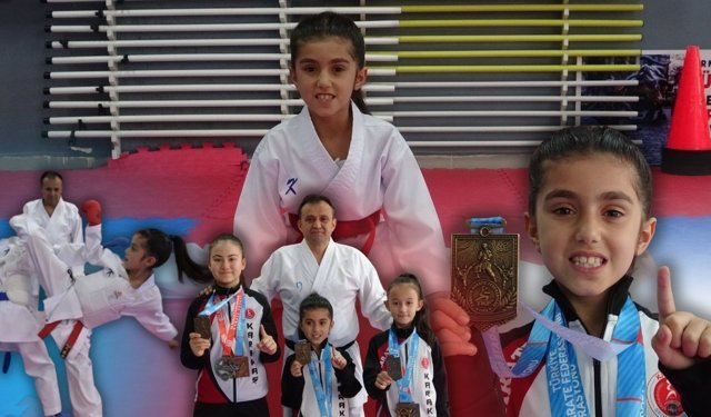 Antalya'da 7 yaşında Türkiye şampiyonu oldu!