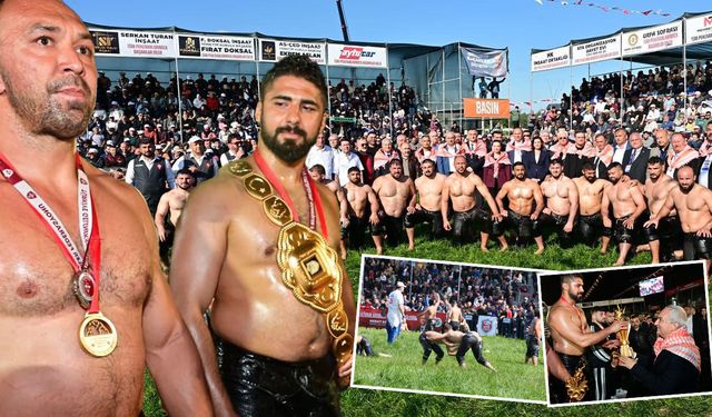 Er meydanı yeniden kuruldu: Kepez'in başpehlivanı Enes Doğan oldu