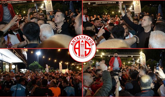 Antalyaspor Başkanı Perçin: "Yapacak bir şey yok düştük"