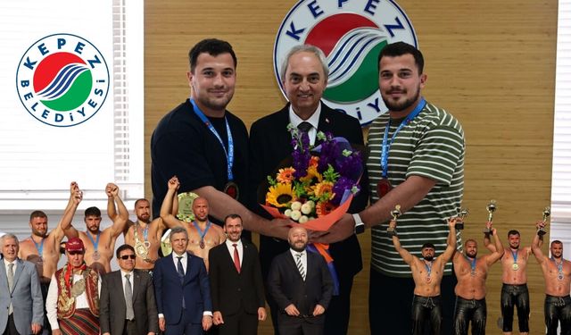 Başkan Kocagöz'e Kepezin Pehlivanlarından zirayet