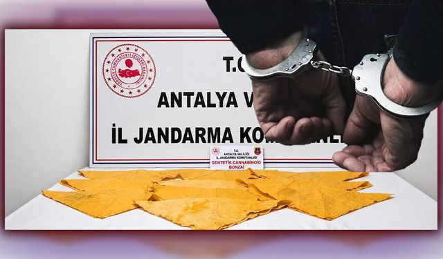 Antalya'da uyuşturucu operasyonu!