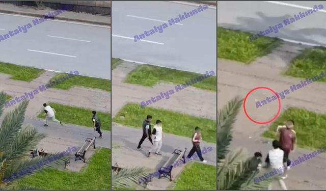 Antalya’da çocuklar yoldan geçen araçlara yumurta attı!