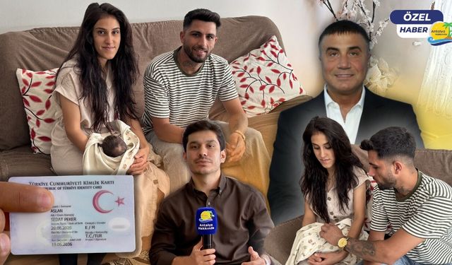 Antalya'da yeni doğan bebeklerine 'Sedat Peker' ismini verdiler!