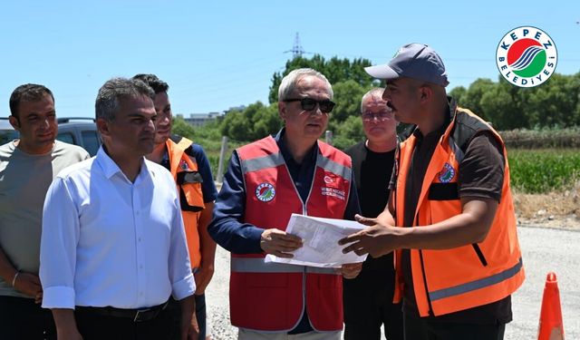 Kepez Altınova’da altyapı bitti, sıcak asfalt başladı!