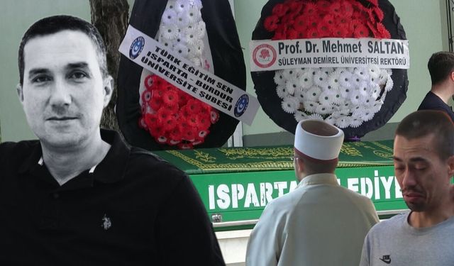 Isparta-Antalya kara yolunda hayatını kaybeden profesör ebediyete uğurlandı