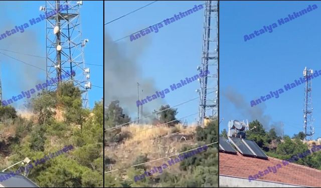 Antalya'da yangınlar peş peşe devam ediyor!