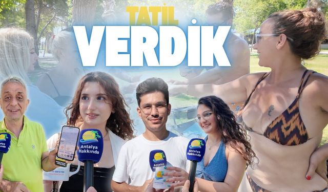Antalya Hakkında bir çifte daha tatil hediye etti! "10 saniyede 5 ilçe say"