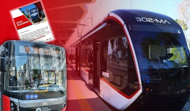Antalya'da tramvay krizine ring desteği!