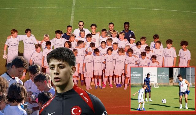 Arda Güler Antalya'da minik futbolcularla buluştu!