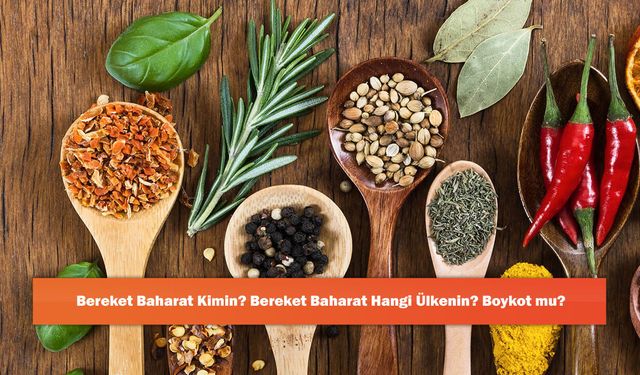 Bereket Baharat Kimin? Bereket Baharat Hangi Ülkenin? Boykot mu?