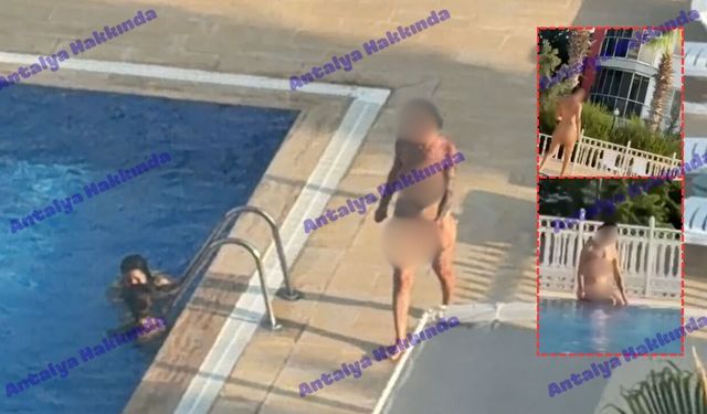 Antalya'da çıplak kadın 10 yaşında çocuğu eve alırken yakalandı!