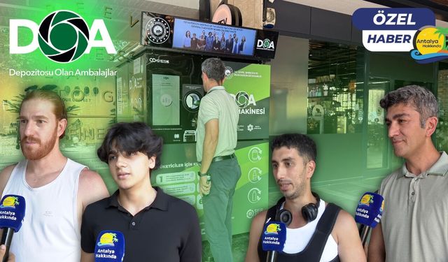 Antalya'da yeni para kazandıran uygulama! Çöpe attığın şişe artık 1 TL