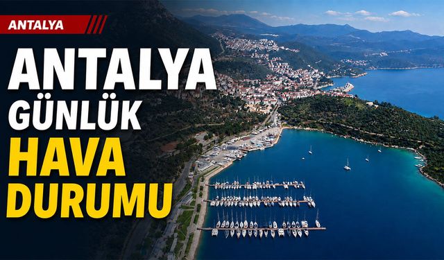 Antalya günlük hava durumu - 24.07.2026