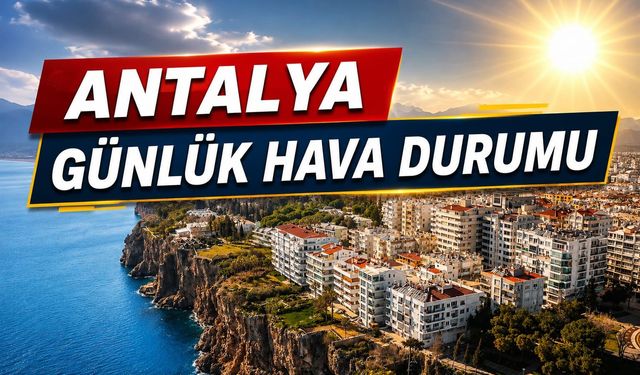 Antalya günlük hava durumu - 23.07.2026