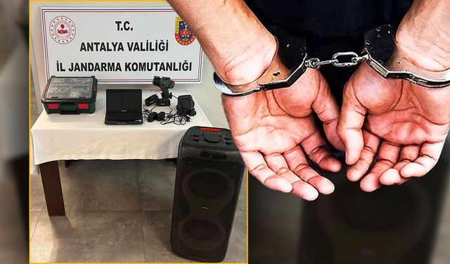 Antalya'da 6 iş yerinde hırsızlık: Şüpheli JASAT operasyonuyla yakalandı