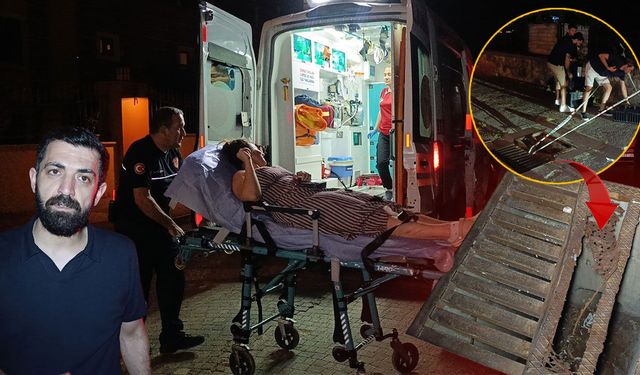 Antalya'da çürük mazgal kabusu: Genç kadın hastanelik oldu!