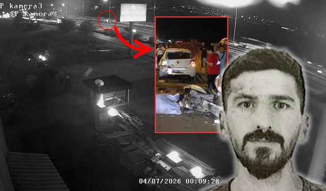 Antalya'da feci kazada motosiklet sürücüsü öldü! Kaza anı kamerada