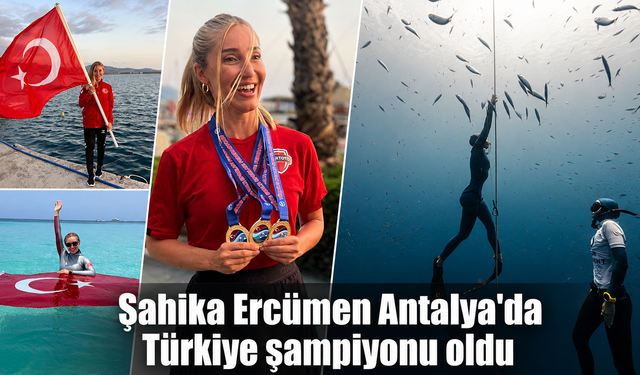 Şahika Ercümen, Antalya'da iki altın madalya kazandı!